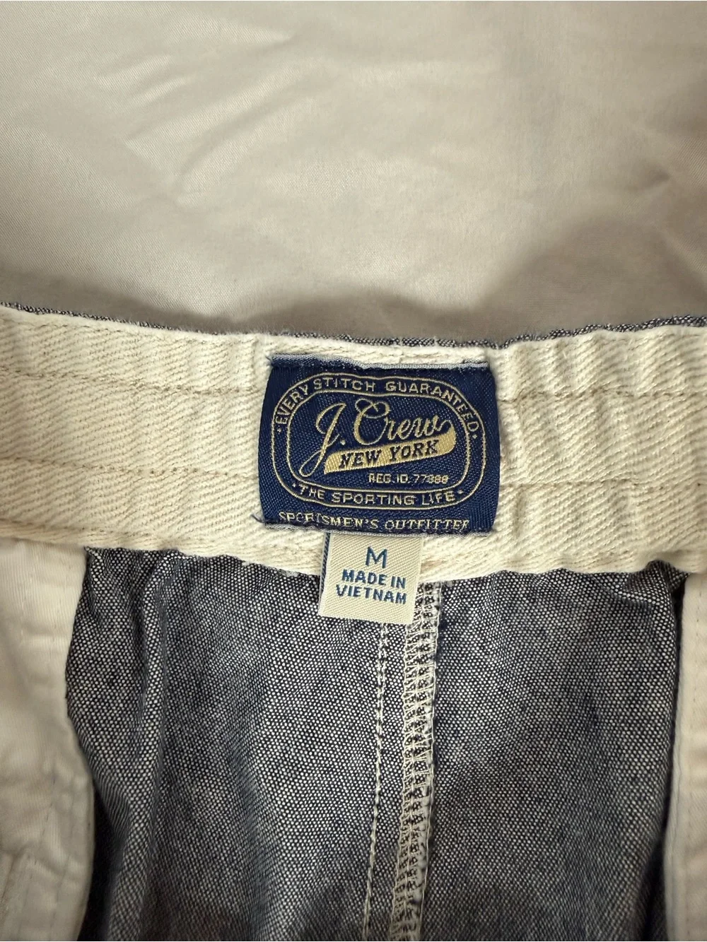 J. Crew men’s blue shorts